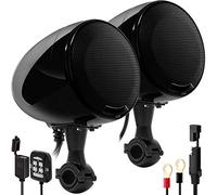 GoldenHawk AN4-X 600W 2 canali All-in-One Amplificatore 4.5" Full Range Impermeabile Bluetooth Moto Stereo Altoparlanti Audio Amp System w/AUX per Manubrio 1-1.5" Harley Cruiser Can-Am ATV