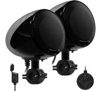 GoldenHawk AN4-X 600W 2 canali All-in-One Amplificatore 4.5" Full Range Impermeabile Bluetooth Moto Stereo Altoparlanti Audio Amp System w/AUX per Manubrio 1-1.5" Harley Cruiser Can-Am ATV