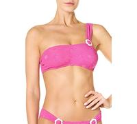 goldenpoint Bikini da Donna, Monospalla, Jacquard, Margherita, Colore: Rosa, 4B