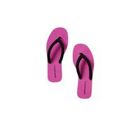 Goldenpoint Donna Accessori Mare Serie Bicolore - Ciabatte Infradito in Spugna Tinta Unita Bicolor Misura Piede 38 Colore Fucsia e Nero