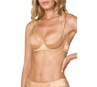 Goldenpoint Donna Intimo - Parte Alta del Completo Intimo - Reggiseno Semi-Imbottito con Ferretto Champagne Dream in Satin e Pizzo