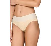 Goldenpoint Donna Intimo - Parte Bassa del Completo Intimo - Slip Fianco Alto Majesty in Microfibra e Pizzo
