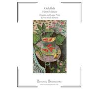 Goldfish Cross Stitch Pattern Book - Henri Matisse: Regular and Large Print Cross Stitch Pattern