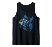 Goldfish Starry Night Stars Ragazzi Ragazze Bambini Canotta