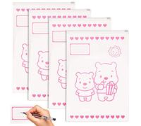 GOLDGE 10 Bustine Corredino Neonato Sacchetti, Buste Ospedale Cambio Trasparenti Con Cursore, per Nascita, Sigillate PE Glassato 34 * 24 cm