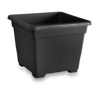 Veca Veneta Casalinghi Square Vaso per Fiori, Antracite, 32 x 32 x 26 cm