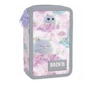 Goldkids - Astuccio a 3 scomparti - Astuccio per ragazze e ragazzi - Astuccio a 3 scomparti - Astuccio imbottito per la scuola e il quaderno dei compiti a casa, Gattino, 3-fähig, Astuccio