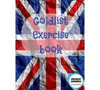 Goldlist Method Exercise Book - Union Jack Themed - 180 pages: 34 Lines per page