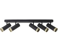 Goldlux Fado lampada da soffitto 5x10 W nero 326027