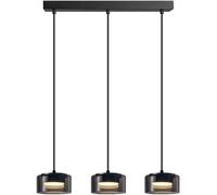 Goldlux Ofelia lampada sospesa 3x10 W nero 331281