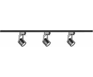 Goldlux Praga set binario e faretti 3x10 W nero 327345