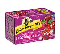 Goldmännchen Parata di Frutti Rossi, The per Bambini alla Frutta, 20 Bustine Sigillate