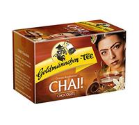 Goldmännchen Tè Chai! Cioccolata, Tè Rooibos Speziato, Sapore di Cioccolata con Vaniglia, 20 Bustine di Tè