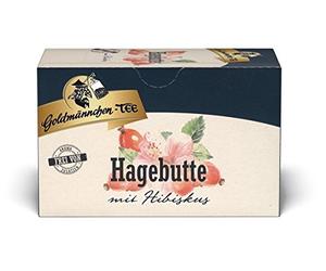 Goldmännchen Tee Hagebutte con Ibisco 20 bustine di tè sigillate singolarmente