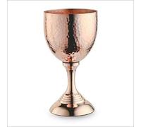 Goldman - Calice da vino in puro rame martellato, ideale per feste, servire e servire