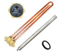 GOLDMAN SERVICE Kit Resistenza Termos Elettrico Monoblocco Filettato da 1¼ Pollici - Anodo Magnesio - Guarnizione. Ricarica per Thermos ad acqua, Accumulatore solare, caldaia (2000 W)