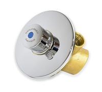 GOLDMAN SERVICE - Rubinetto a pulsante a parete, timer regolabile, per doccia e lavabo, controlla il tempo e riduce il consumo di acqua da 3 a 25 secondi, femmina-femmina, 1/2 pollice