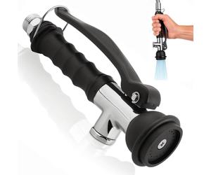 GOLDMAN SERVICE | Rubinetto a spruzzo professionale Lavello Cucina industriale e casa | Manico ergonomico Eco Saver | Testa spruzzatore in acciaio inox ristoranti