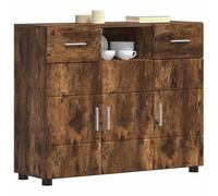 Goldonion Armadio Con Cassetto Rovere Fumé 88,5x30,5x73 Cm