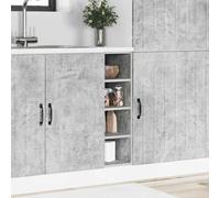 Goldonion Armadio Inferiore Riga Grigio Cemento 20x44,5x81,5 cm | Truciolato stabile, Piedini regolabili, Capacità 80 kg, Facile da pulire