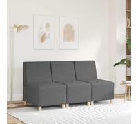 Goldonion Divano Componibile Senza Braccioli Grigio Scuro 55 cm | Tessuto Poliestere, Struttura Compensato, Schiuma, Portata 110 kg, Assemblaggio Richiesto