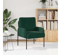Goldonion Divano con Cuscino 55cm Verde Scuro Legno Compensato