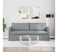 Goldonion Divano Rettangolare Grigio Chiaro 196 x 82 x 85 cm | Base in Metallo Robusto, Design Modulare, Super Confortevole per Soggiorno