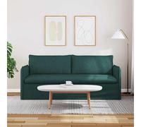 Goldonion Divano Verde Scuro 196 x 82 x 85 cm Tessuto | Base in Metallo Robusto, Design Modulare, Struttura Ergonomica, Adatto a Soggiorno e Camera