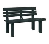 Goldonion Panchina da Giardino Verde 110x52x71 cm in Polipropilene