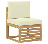Goldonion Set Divani 4 Pcs Bianco e Crema 191 x 132,5 x 73 cm