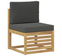 Goldonion Set Divani 4 Pezzi Bianco Antracite 191 x 132,5 x 73 cm