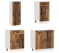 Goldonion Unita Cucina PORTO 8 Pezzi Legno Antico