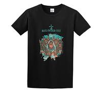 GOLDROAST Blue Oyster Cult Fire of Unknown Origin Unisex 100% Cotton Short-Sleeve T-Shirts Black M