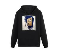 GOLDROAST Ultravox Rage in Eden Retro Hoody Unisex Ptinted Hoodies Long Sleeve Men's Hooded with Pocket Black M