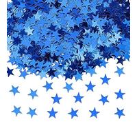 GoldRock 500 coriandoli a forma di stella, blu, coriandoli a forma di stella, per compleanno, matrimonio, baby shower, decorazione per bambini, coriandoli