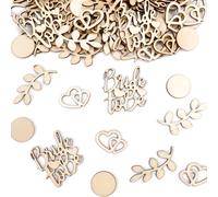 GoldRock Confetti di Legno Bride to Be Jga Deko per Donne 2,5-5,5 cm, 100 Pezzi Bride to Be Deko Confetti, Decorazione da Tavolo per Addio al Celibato, Decorazione a Spruzzo di Eucalyptus Jga
