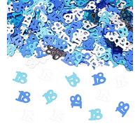 GoldRock Coriandoli per 18 compleanno, decorazione da tavolo, colore blu, circa 500 pezzi, decorazione per compleanno, decorazione da tavolo, 18 compleanno, decorazione per il 18° compleanno