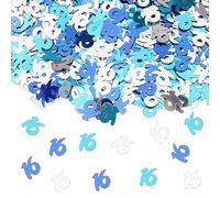GoldRock Coriandoli per il 16° compleanno, per uomini e donne, decorazione da tavolo per 16° compleanno, 16° compleanno, confetti