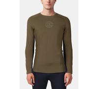 Gold's Gym Greg - Men's Fitted Compression Longsleeve Olive Taglia: L | Abbigliamento Sportivo Outlet | Uomo | Verde