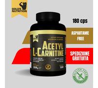 GOLD'S NUTRITION Acetyl L-Carnitine Fat Burner - Carnitina 180 cps, dimagrante