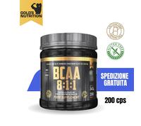 Gold's Nutrition BCAA 8:1:1 - Aminoacidi Ramificati 200 compresse da 1 g