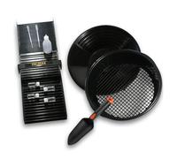 GoldSax Set per Lavaggio dell'Oro, Cassetta di Lavaggio, Vasca per Lavaggio dell'Oro, Attrezzatura per Prospezione, 9 Pezzi (60 cm di lunghezza, 20 cm di larghezza)