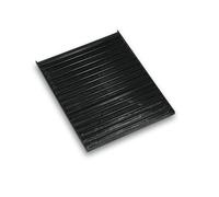 GoldSax Tappetino per la Ricerca dell'oro in Gomma, 25 x 20 cm, Nero, Robusto, Tappetino per L'Oro, tagliabile, Tappetino per canaletta di Lavaggio