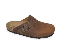 GoldStar GS1850IG, Sabot Unisex in Cuoio con Plantare Anatomico (Ingrassato Cuoio, Sistema Taglie Calzature EU, Adulto, Numero, Media, 40)