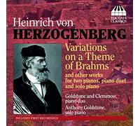 Heinrich Von Herzogenbe Variations On a Theme of Brahms (Goldstone, Clemmo (CD)