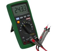 Goldtool 43005P - Multimetro Digitale Professionale con Tester Acustico, Protezione dagli Urti, misurazione della Temperatura, Nero