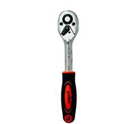 GOLDTOOLS Chiave a cricchetto reversibile da 1/4" con 24 denti in acciaio cromato vanadio, chiave a bussola a cricchetto, sgancio rapido, per serraggio e riparazione, qualità professionale (1/4"