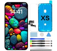 GOLDWANGWANG Display LCD Sostitutivo per iPhone XS, 5,8" Schermo 3D Touch Screen Digitizer con Kit di Strumenti di Riparazione