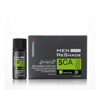 Goldwell Men ReShade Grey Blending Power Shot 5CA Cool Ash Light Brown, confezione da 4 x 20 ml