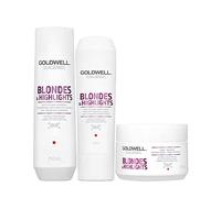 Goldwell Dualsenses Blonde & Highlights Anti-Yellow Shampoo 250ml Conditioner 200ml Mask 200ml